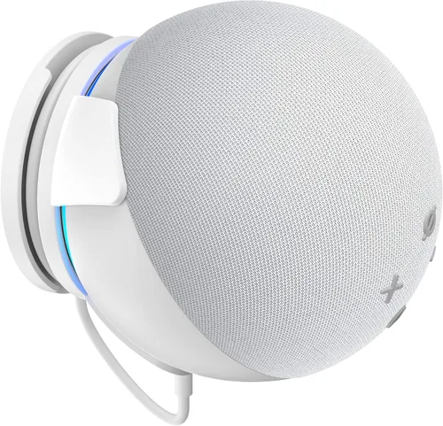 Vista 8 de PlusAcc Soporte de pared para Echo Dot 5ª generación, soporte de pared para Echo Dot 5ª generación, accesorios Alexa Dot 5 que ahorran espacio