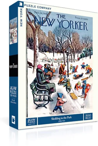 Vista 9 de Nueva York Puzzle Company – New Yorker Baby It 's cold outside – rompecabezas de 1000 piezas.