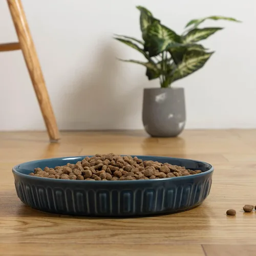 Vista 5 de Fun Elements Cuencos Poco Profundos para Perros, Plato de Comida para Perros de Cerámica de 8", para Razas Pequeñas y Medianas, Antideslizante