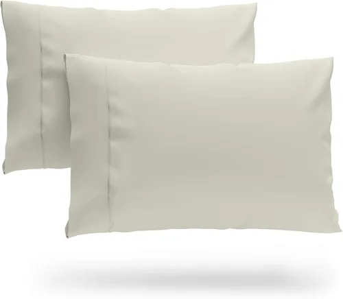 Vista 14 de Cosy House Collection Juego de 2 fundas de almohada de rayón de alta calidad derivado de bambú, ropa de cama ultrasuave, refrescante y transpirable