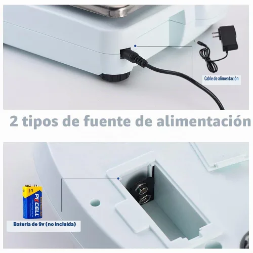 Vista 5 de Balanza de laboratorio Balanza electrónica 176.37 oz x 0.00 oz laboratorio de alta precisión Balanza analítica digital Escala de gramo 0.00 oz
