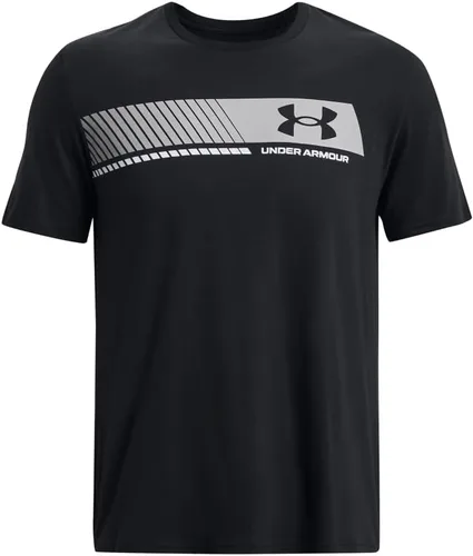 Vista 5 de Under Armour Camiseta de manga corta con rayas en el pecho izquierdo para hombre