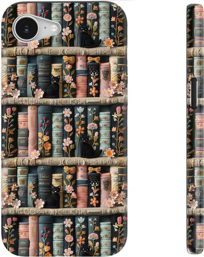 Vista 112 de bemal Funda para iPhone 12 Mini, estética, vintage, floreciente, peonía, concha, femenina, compatible con MagSafe, moderna, única, moderna, moderna