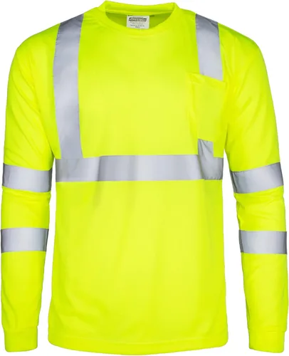 Vista 2 de JORESTECH playera de seguridad manga larga