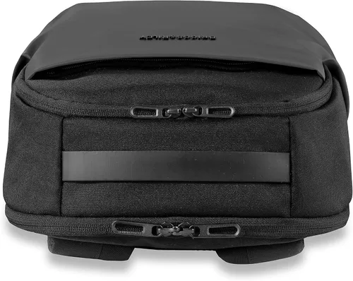 Vista 6 de Briggs & Riley Mochila mediana Delve, Negro -, Briggs & Riley Delve - Mochila mediana para laptop, se adapta a portátiles de hasta 15 pulgadas