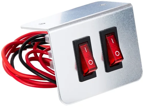 Vista 6 de Buyers Products 6391001 - Panel de interruptor iluminado, color plateado
