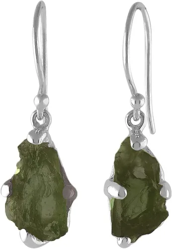 Vista 2 de Starborn Juego de aretes colgantes naturales ásperos