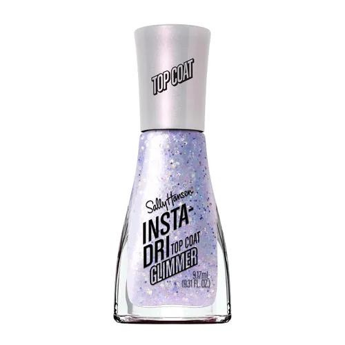 Vista 10 de Sally Hansen Insta-Dri Esmalte de uñas Secado rápido, larga duración, brillo sin rayas Transparente, Brillo 104 centelleo, centelleo