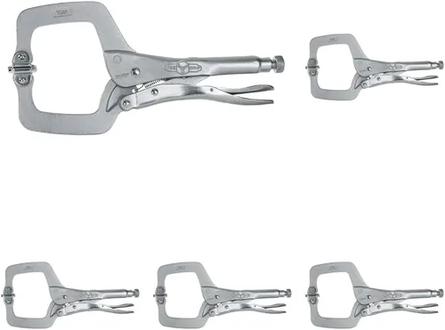 Vista 13 de IRWIN VISE-GRIP - Alicates de soldadura, liberación rápida, abrazadera en C con almohadillas giratorias, 11 pulgadas (IRHT82586)