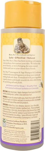 Vista 7 de Burt's Bees for Pets Champú y acondicionador 2 en 1 sin lágrimas, 12 onzas
