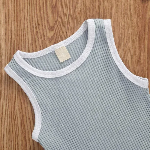 Vista 4 de Nituyy - Conjunto de pantalones cortos con cordón para bebé