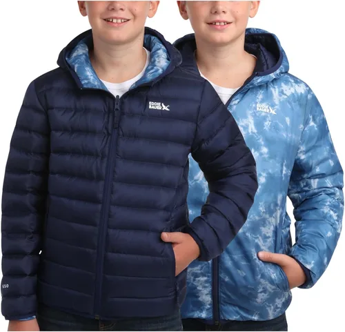 Vista 8 de Eddie Bauer Kids' Reversible Jacket - Weather Resistant Quilted Down Coat for Boys and Girls (3-20)