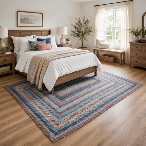 Vista 59 de Homespice Alfombra ovalada trenzada de yute de hoja ámbar, ideal como Hoja de ámbar