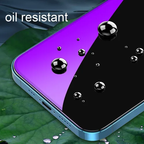 Vista 4 de 2 piezas de vidrio templado anti-azul de privacidad para iPhone XS Max/iPhone 11 Pro Max, película protectora de pantalla antiespía diseñada