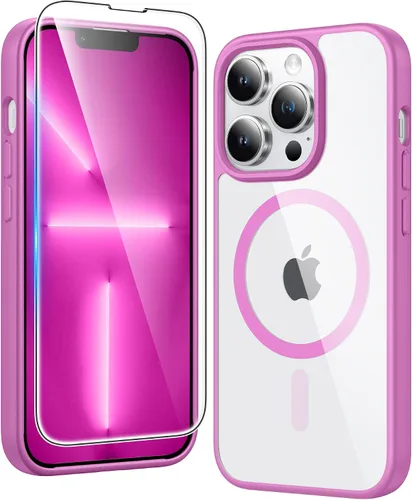 Vista 204 de FNTCASE Funda plegable para Motorola Razr: con protección de bisagra, fundas magnéticas transparentes compatibles con Magsafe grado militar contra