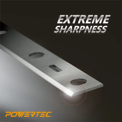 Vista 2 de POWERTEC Cuchillas de ensambladora de 6 pulgadas para Craftsman 21788, CMEW020 Jointer, juego de 2 (148012)