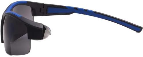Vista 3 de Eyekepper TR90 Unbreakable Sports Biifocal Half Rimless - Gafas de sol Béisbol Correr Pescar Conducir Golf Softbol senderismo Marco NegroAzul Lente