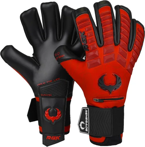 Vista 10 de Guantes profesionales de portero de fútbol Renegade GK Eclipse (tallas 6-12, nivel 5) Fingersaves y agarre EXT de 4 + 0.118 mm con sede en EE. UU