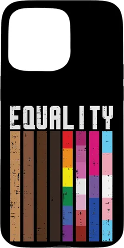 Vista 31 de Igualdad Negro LGBT Pride Rainbow Lesbian Gay Bi Trans - Funda de regalo para iPhone 17