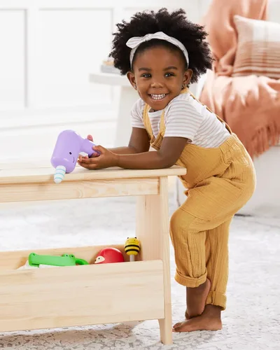 Vista 7 de Skip Hop Juego de herramientas de juguete de 4 piezas para niños pequeños a partir de 2 años, juego de herramientas de zoológico