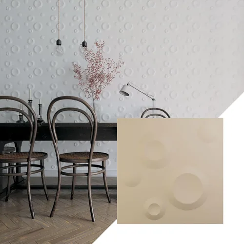 Vista 10 de Ekena Millwork WP12X12COWH Cole EnduraWall - Paneles decorativos de pared 3D de 11 7/8 pulgadas de ancho x 11 7/8 pulgadas de alto, color blanco
