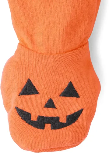 Vista 3 de The Children's Place Pijama de calabaza de Halloween para bebé y niño, algodón