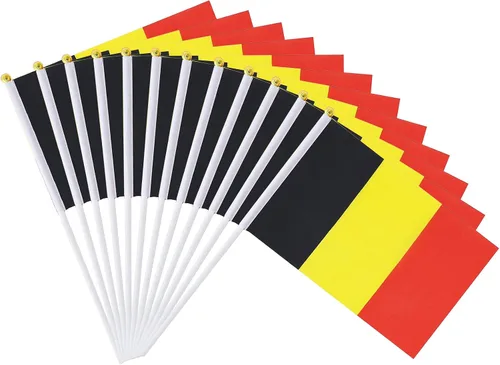 Vista 50 de Bandera de Australia Pequeña Bandera Australiana Paquete de 12 Mini Banderas de Mano Australianas en Palos para Desfiles de Fiesta, Eventos