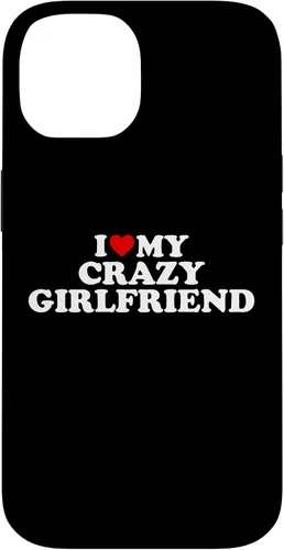 Vista 4 de Ich Liebe Meine verrückte Freundin GF - Rotes Herz [German Language] Case for iPhone 17