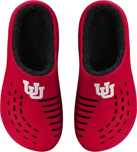 Vista 13 de FOCO Men's NCAA Sherpa Lined Big Logo Clog