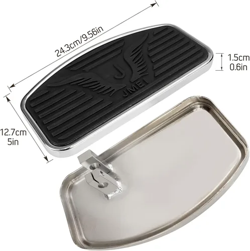 Vista 2 de Estriberas para motocicleta Pasajero delantero/trasero compatible con Honda Magna VF250/VT250/VF750 Yamaha V-STAR DragStar XVS 650 / Virago