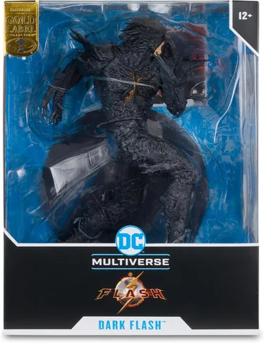 Vista 6 de McFarlane Toys - DC Multiverse Dark Flash (The Flash Movie) Estatua de 12 pulgadas