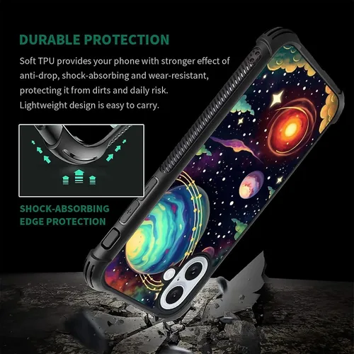 Vista 568 de Funda compatible con iPhone 15, diseño de elefantes africanos, diseño increíble a prueba de golpes, antiarañazos, carcasa trasera de policarbonato