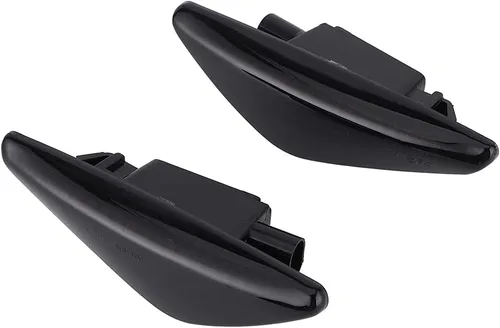 Vista 3 de Marcador lateral de guardabarros LED dinámico ahumado, intermitente, conjunto de luz de señal de giro secuencial compatible con BMW X5 E70, E71 E72