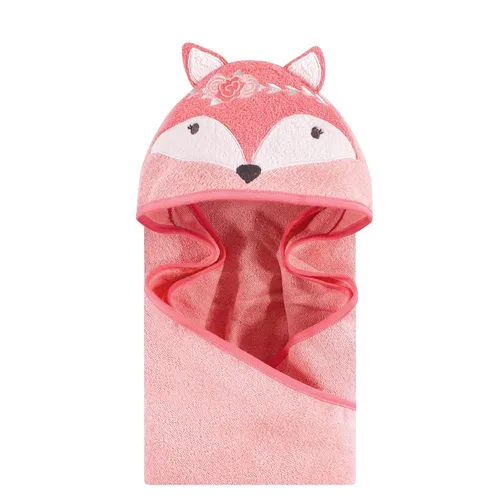 Vista 8 de Hudson Baby Toalla con capucha unisex de algodón con cara de animal para bebé, cocodrilo, talla única