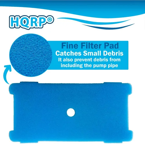 Vista 2 de HQRP Prefiltro azul y negro para posavasos Sunterra 320106