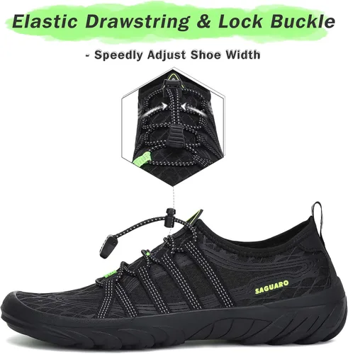Vista 3 de SAGUARO - Hombres Zapatos de Agua de Secado Rápido Descalzo de las Mujeres Deportes Aqua Zapatos al aire libre Playa Natación Buceo Surf Kayak