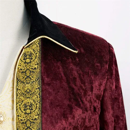Vista 5 de Apocrypha Chaqueta medieval steampunk para hombre, estilo victoriano, vintage, abrigo