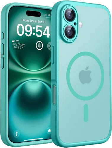 Vista 124 de TOCOL Funda para iPhone 11, compatible con Magsafe, protección completa de cámara, imanes integrados, protección contra caídas, funda translúcida