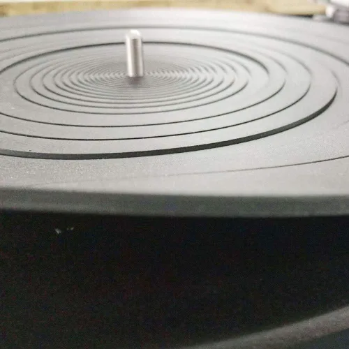 Vista 2 de Plataforma giratoria de goma universal de 12 pulgadas de silicona compatible con Audio Technica AT-LP120BK AT-LP-1200 tocadiscos