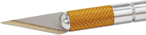 Vista 3 de X-Acto Z Series # 1 cuchillo con tapa, con revestimiento de nitruro de circonio Blade, Plateado Paquete de 10
