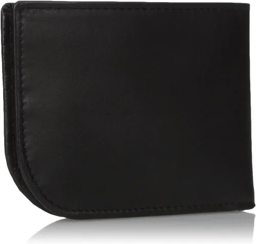 Vista 2 de Buxton Bellamy RFID - Cartera delgada de cuero plegable en C para hombre