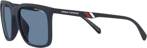 Vista 3 de AX ARMANI EXCHANGE Men's Ax4117su Universal Fit Rectangular Sunglasses