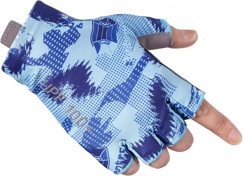 Vista 5 de Seibertron S.P.S.G-3 - Guantes de ciclismo unisex sin dedos UPF100+ con protección solar y UV