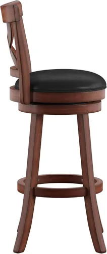 Vista 5 de Inspire Q Crosby Crry X-Back - Taburete giratorio de 29 pulgadas con respaldo alto de Classic