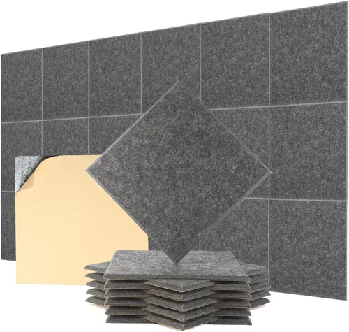 Vista 9 de Paneles de pared acústicos Durbles - Azulejos de cancelación de ruido para estudio en casa y oficina - Insonorización de calidad - Paneles de espuma
