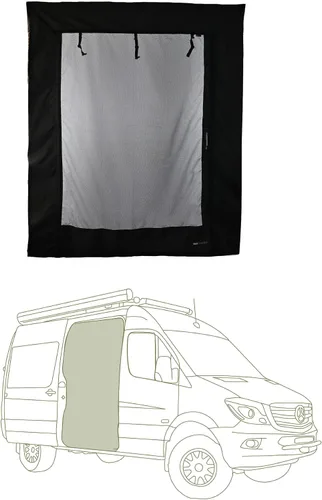Vista 7 de VanEssential - Pantallas para puerta delantera (par) - Mercedes Sprinter Vans