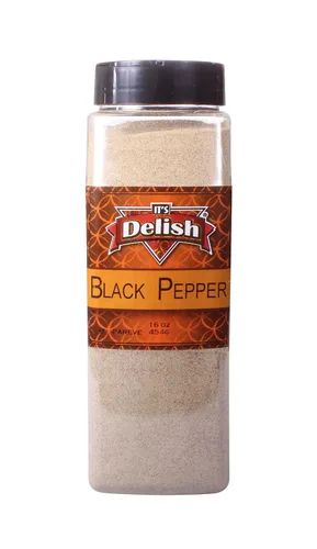 Vista 4 de Pimienta negra molida fina de Its Delish (1 lb)