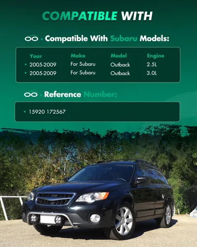 Vista 4 de SCITOO Conjunto de amortiguadores de resorte para Subaru Outback 2005-2009 con 15920 172567 - Juego de 2