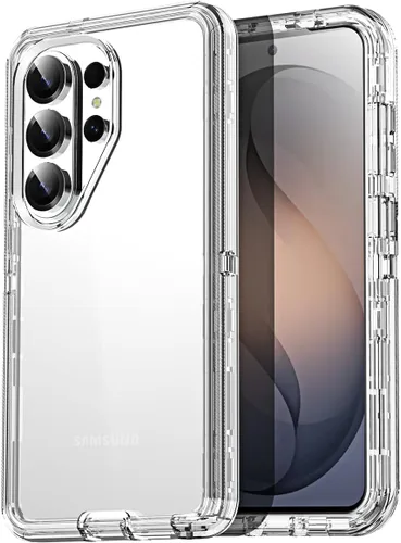 Vista 15 de AICase Funda transparente 3 en 1 para Samsung Galaxy S26, resistente protección contra caídas, cuerpo completo, a prueba de golpes, a prueba