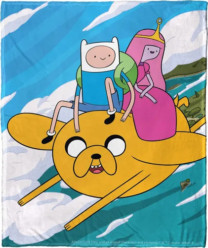 Vista 25 de Northwest Adventure Time - Manta de seda táctil, 50 x 60 pulgadas, Adventure Comic